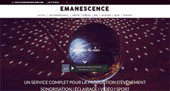 Desktop Screenshot of emanescence-music.com